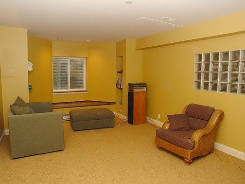 Basement bedroom