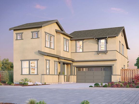 Arts Elevation of the Exterior Rendering of Residence Four at Chandler in Brentwood, CA by Brookfiel