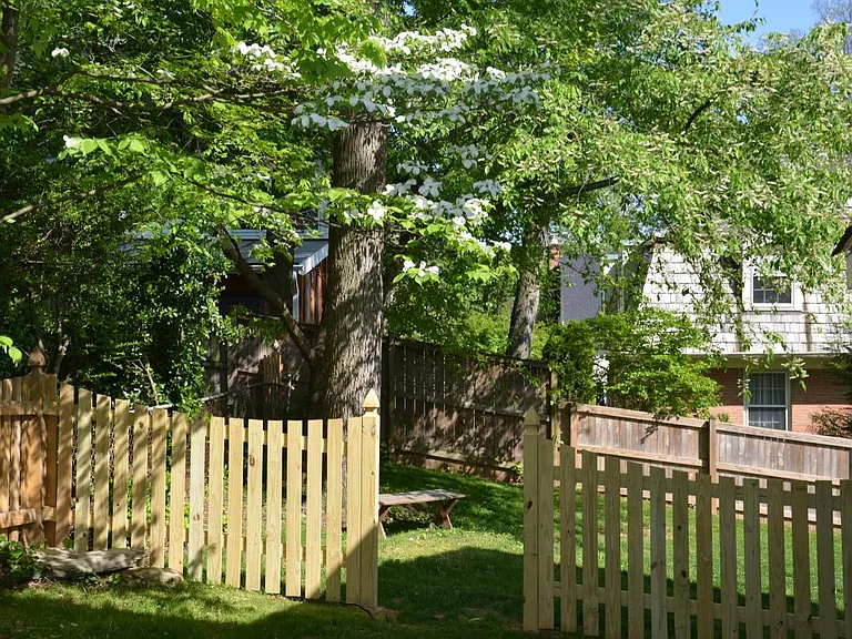 Left Side Wood Fence