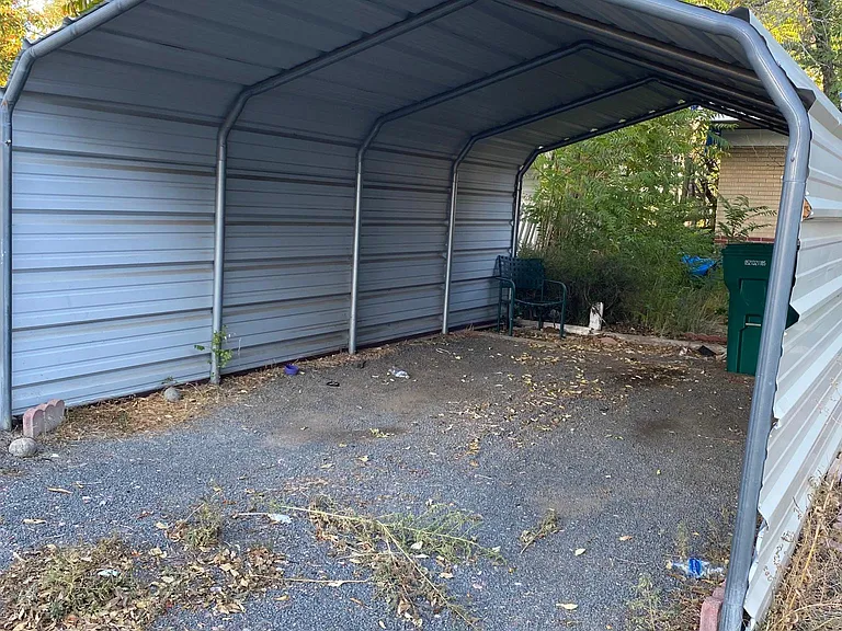 Covered off-street parking