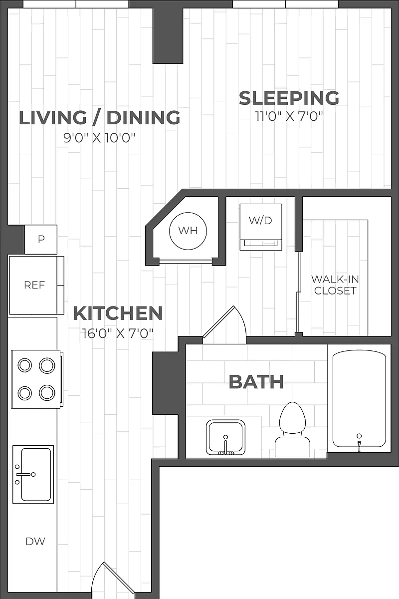 Floor plan Studio-EA