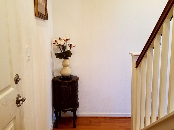 Garage door and hallway