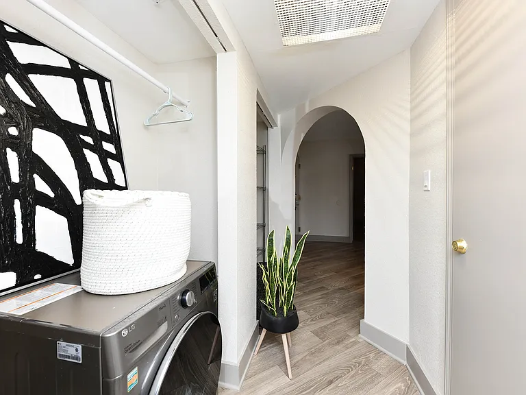 Laundry room with built in storage