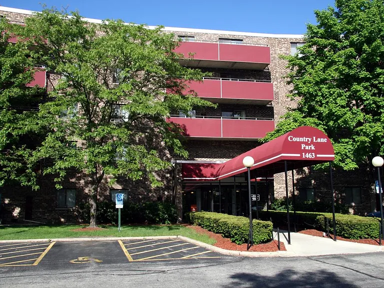 Front of the building