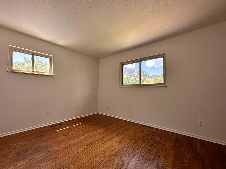Bedroom 2 also has a great view of the Flatirons