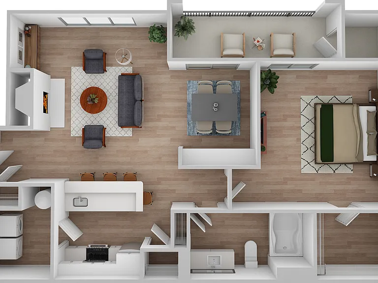 1 Bedroom | 1 Bath | 798 SF 1 Bedroom | 1 Bath | 798 SF