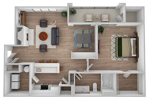 Floor plan Clairet 1