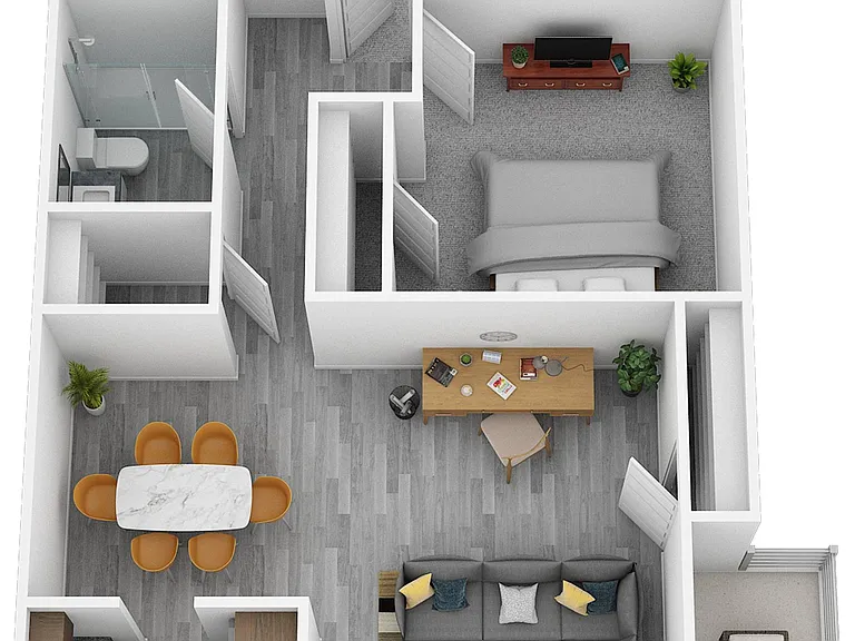 2-Bedroom 2-Bedroom