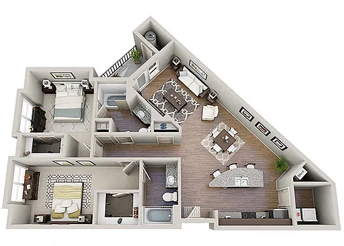 Floor plan The Brooks A
