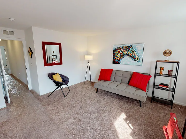 Second bedroom with attached full bath and walk in closet