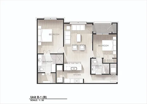 Floor plan B-1A