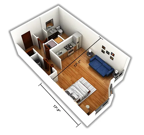 Floor plan Studio