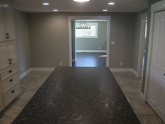 In kitchen dining area