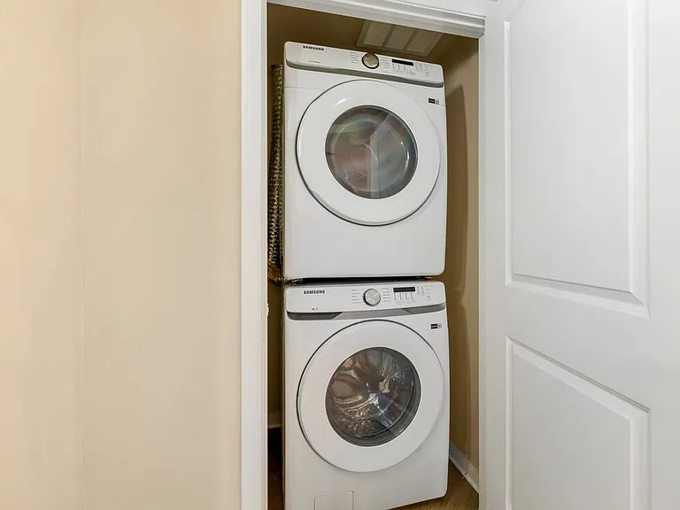 In-unit washer and dryer
