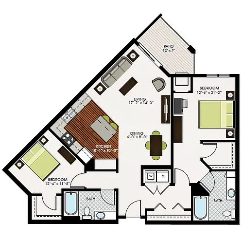 Floor plan The Bennett
