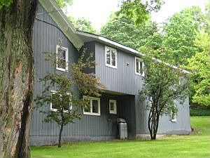 Exterior of rear apartment