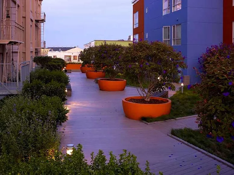 Courtyard looking east