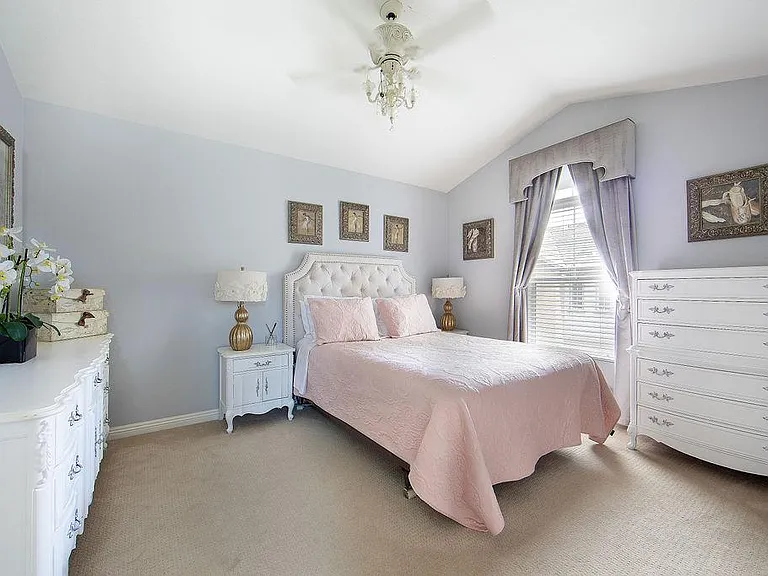 Master Bedroom with Designer touches throughout.