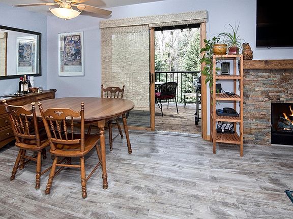 beautiful green space and river views from the living space.