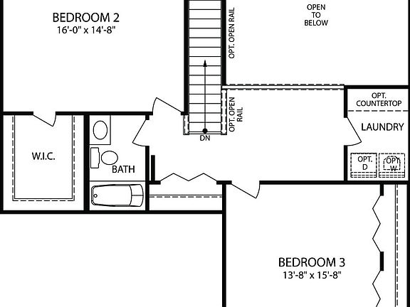 Elevation E - 2nd Floor
