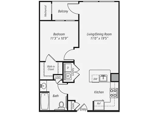 Floor plan A2-R