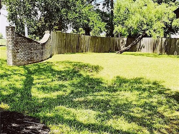 Your own perfectly fenced parklike personal huge backyard.
