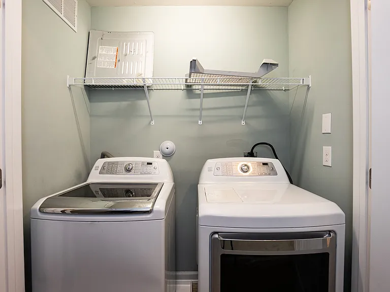 Washer and dryer included