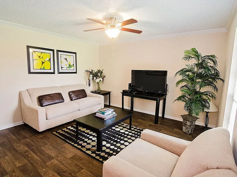 Sleek Hardwood-Style Flooring