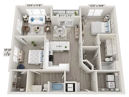 Floor plan B2