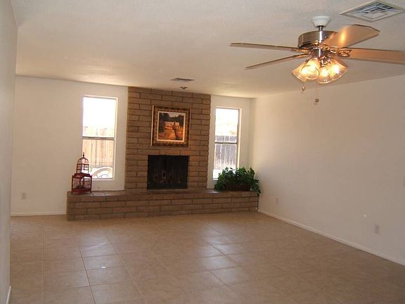 Large family room with fireplace