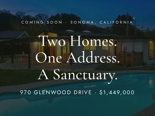 970 Glenwood Drive, Sonoma, CA 95476