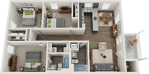 Floor plan 3X2