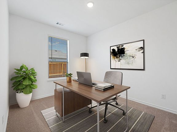 Virtually Staged Office