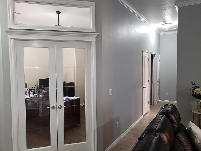 Office and main hallway