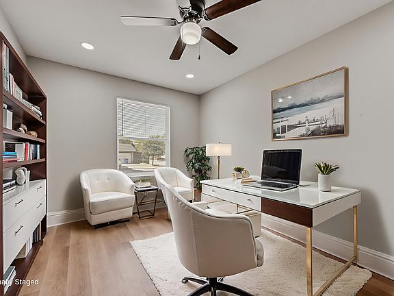 Virtually Staged Home Office/Bonus Room