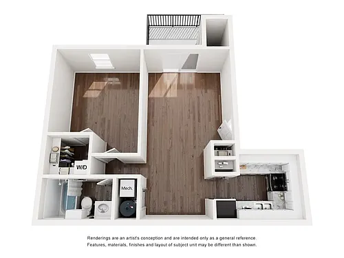 Floor plan 1X1