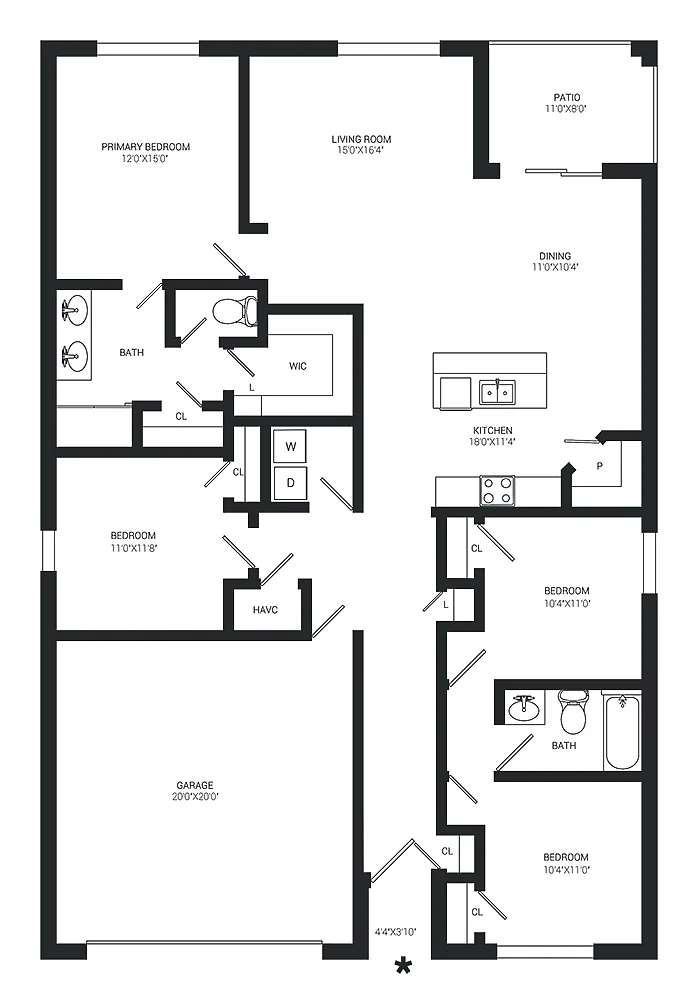 Floor plan Cali
