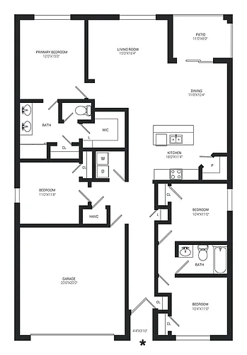 Floor plan Cali