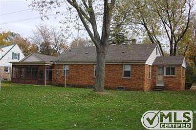 Spacious yard with mature shade trees. Nice enclosed porch.