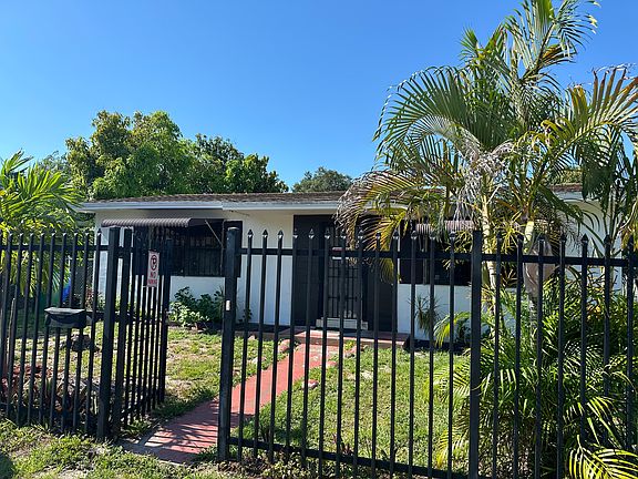 Outside fenced