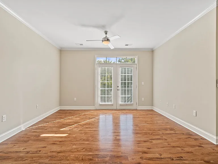 Spacious Living Room Area at The Village Lofts in Greensboro, NC
