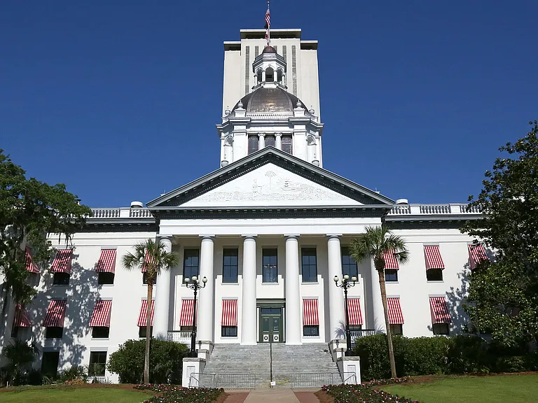 We are located near the Florida state capitol building.