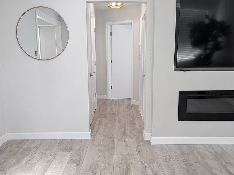 View from living room near the front door