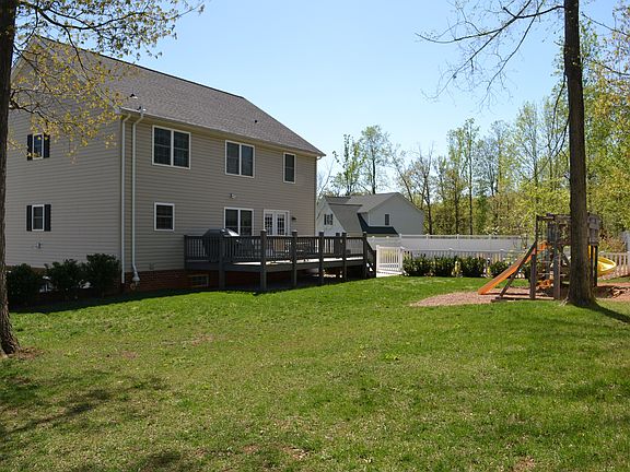 spacious backyard