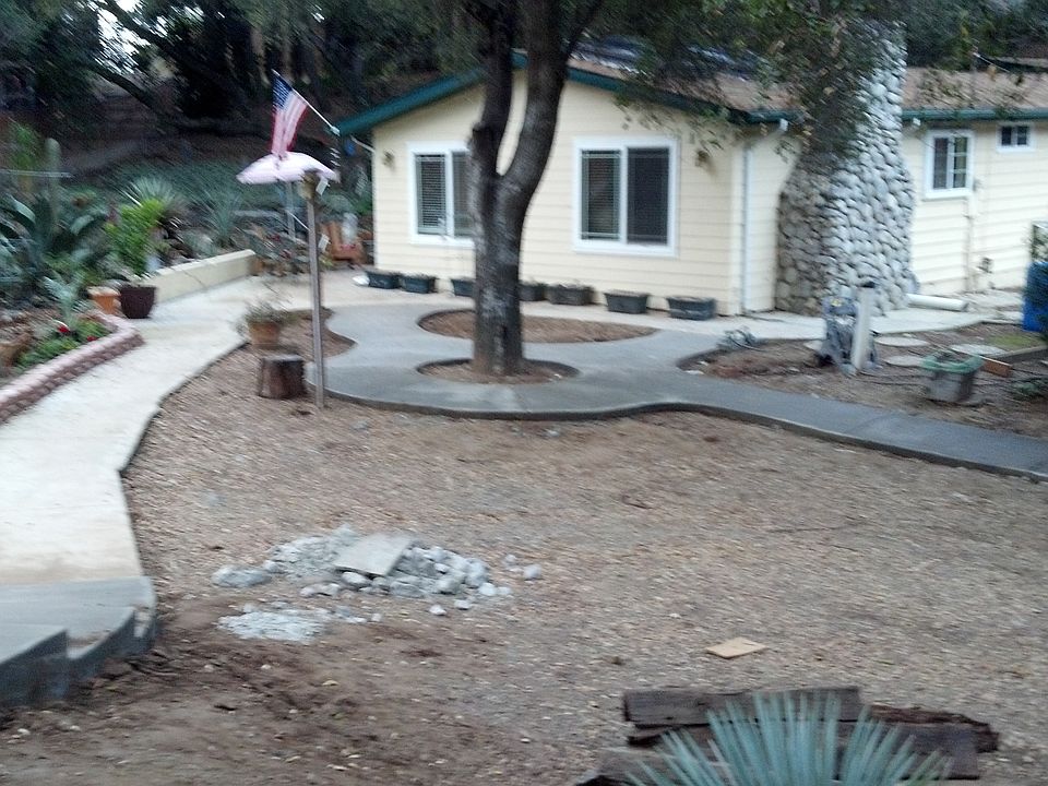 View of house from upper lot