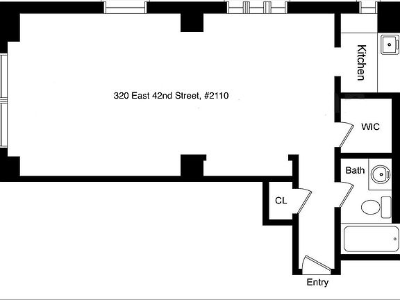 2nd image of 320 E 42nd St APT 2110