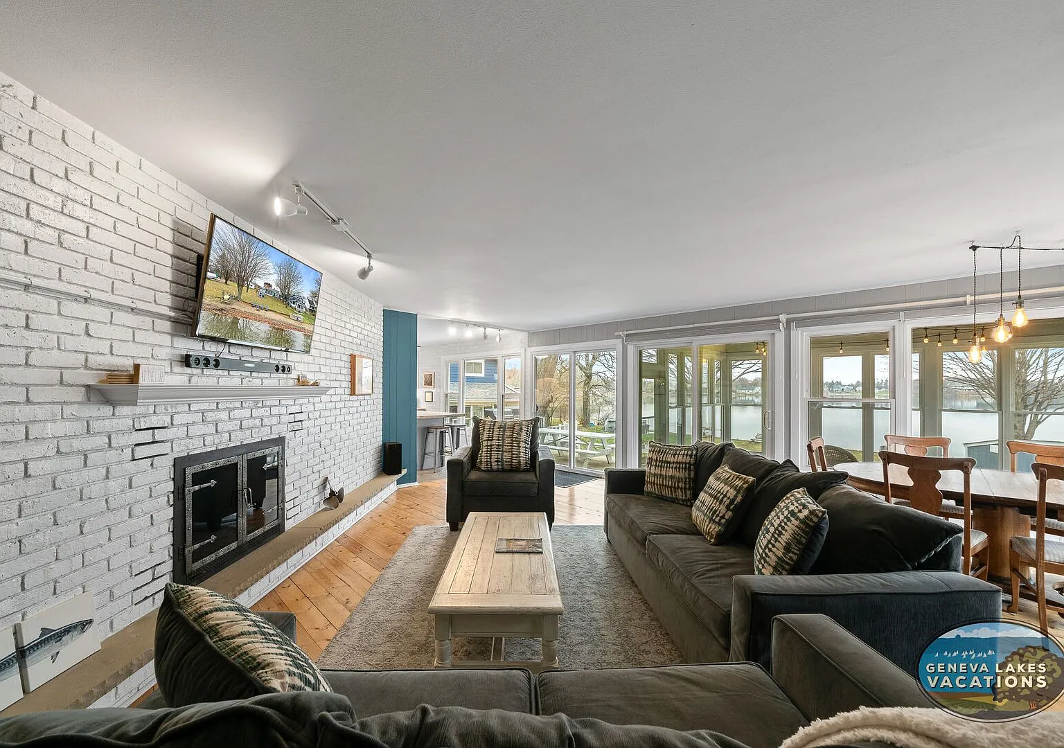 Powers Lakefront Retreat with Private Pier Available for Monthly & Mid-Term Rentals — Photo 4