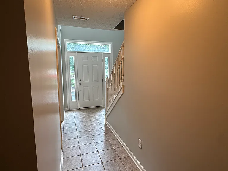 Easy access from an attached double garage.