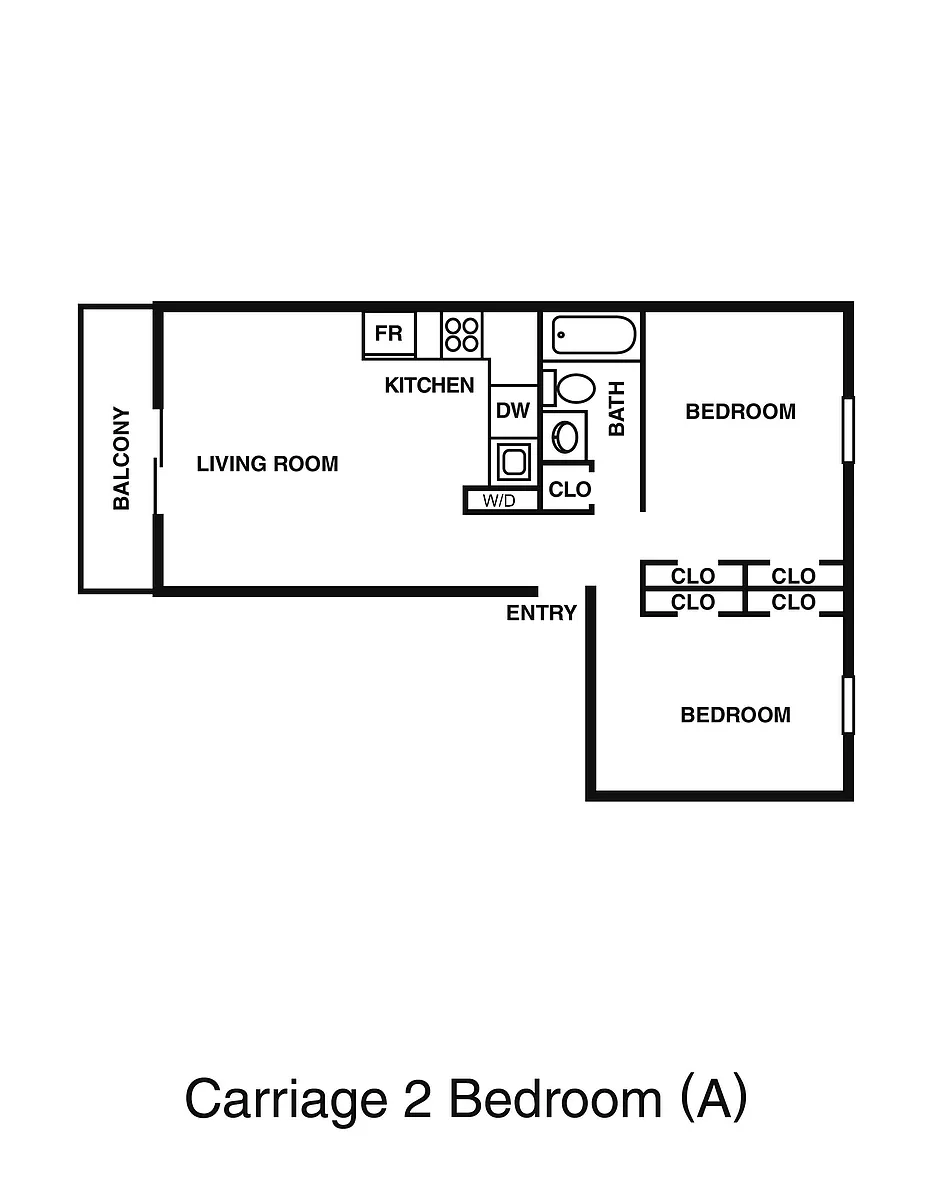Floor plan Spruce W/WD