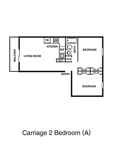 Floor plan Spruce W/WD